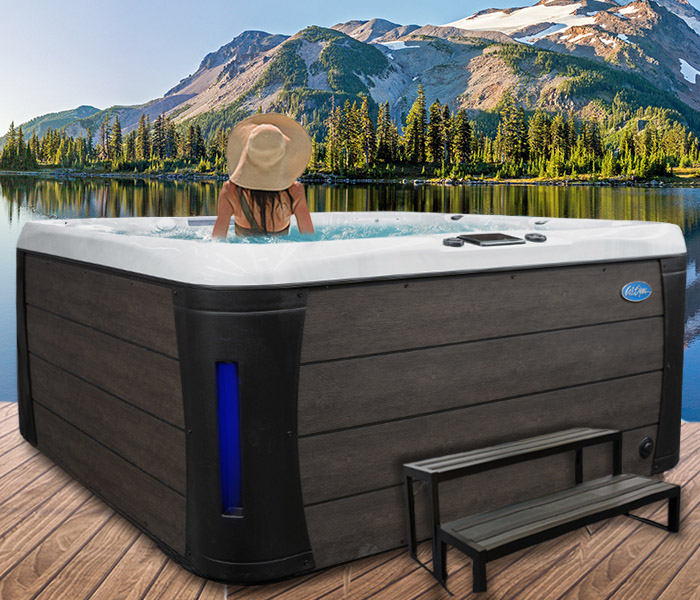 Calspas hot tub being used in a family setting - hot tubs spas for sale West Desmoines